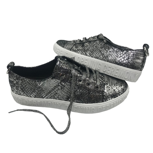 Opening Ceremony Shoes - OPENING CEREMONY  LA CIENEGA Snake-Effect Low-Top